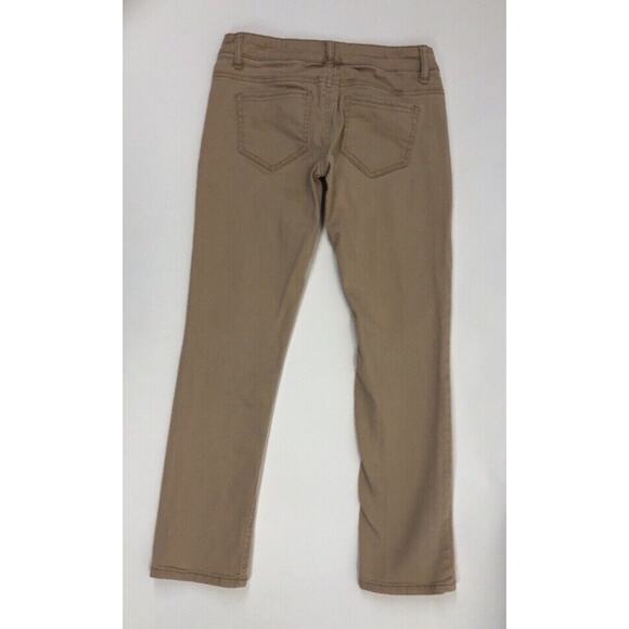 Mossimo Sz 1 Tan Skinny Ankle Pants Jeans Fit 6 Style Cotton Stretch 25" inseam - Picture 6 of 6